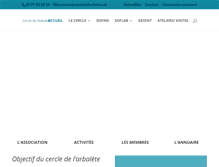 Tablet Screenshot of cercledelarbalete.org
